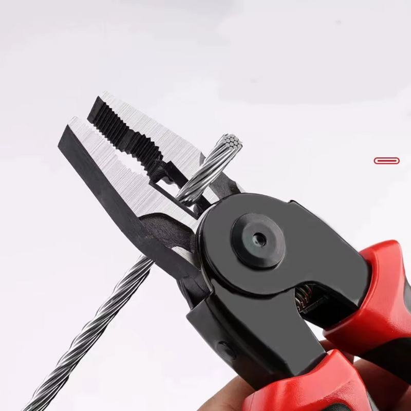 Set Clește Multifuncțional 5 în 1 – Patent, Dezizolator, Sertizor, Tăietor Cabluri, Foarfecă – Maner Ergonomic, Otel Durabil