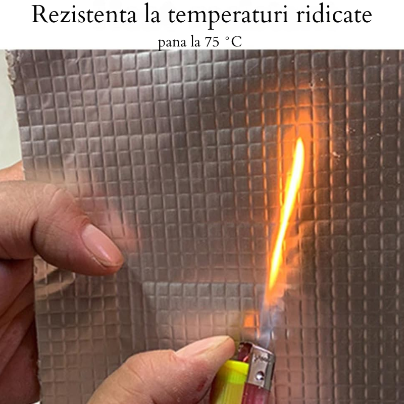 1+1 Gratis - Banda Butilica Autoadeziva Pentru Izolare si Etansare, Dimensiuni 48 mm x 22, 5 metri, 150 Microni, Impermeabila, Rezistenta la Temperaturi Extreme -10 °C pana la +75 °C