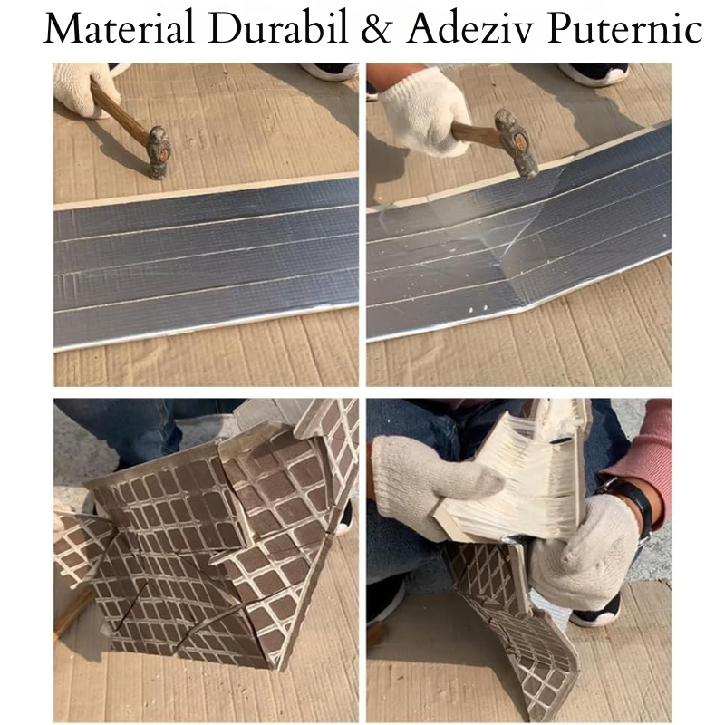 1+1 Gratis - Banda Butilica Autoadeziva Pentru Izolare si Etansare, Dimensiuni 48 mm x 22, 5 metri, 150 Microni, Impermeabila, Rezistenta la Temperaturi Extreme -10 °C pana la +75 °C