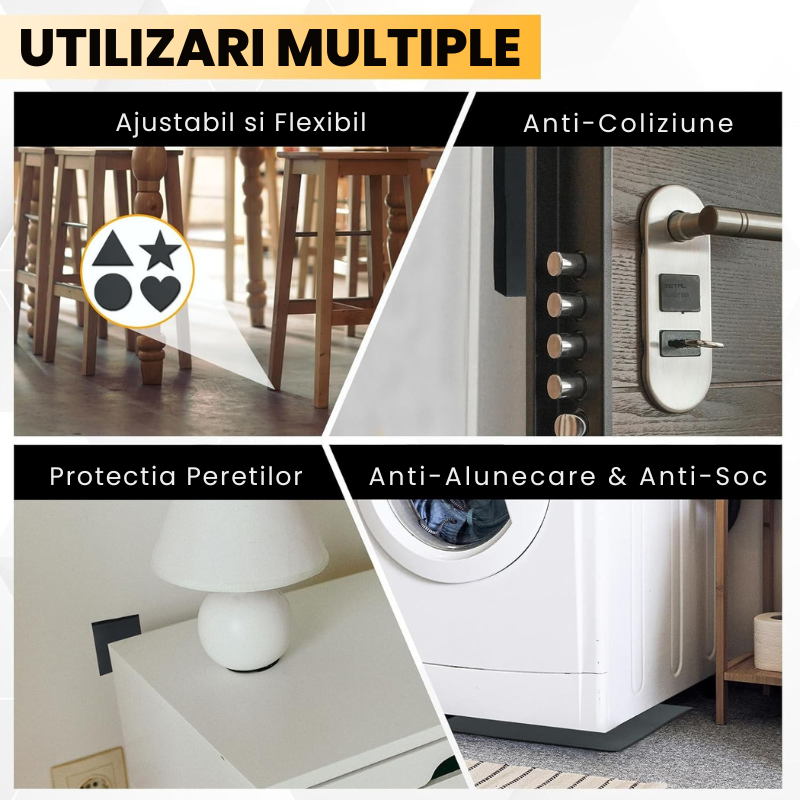Material Insonorizant Auto, Izolare Fonica Auto, 3 Straturi, Universal, Fabricat din Neopren si Spuma de Cauciuc, 100 cm Lungime x 50 cm Latime x 10 mm Grosime, Adeziv Premium
