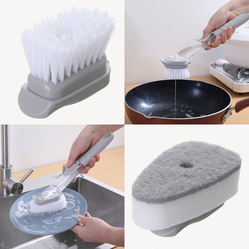 Perie 2 in 1 pentru Spalarea Vaselor