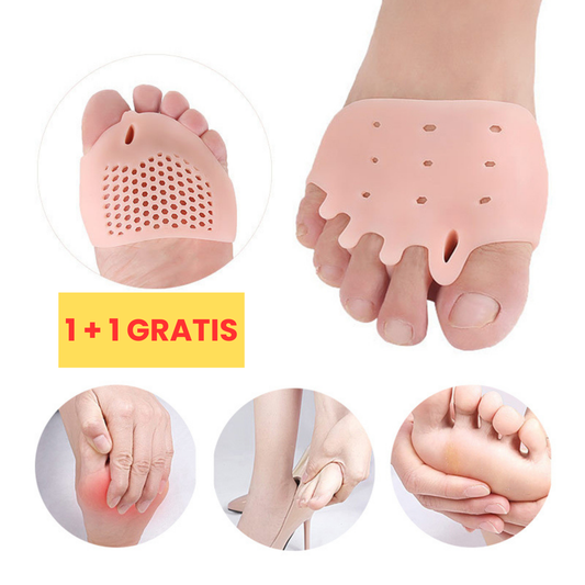 Set Separator Degete Picioare pentru Monturi, Bătături, Hallux Valgus – Pernuțe Ortopedice (1+1 Gratis)