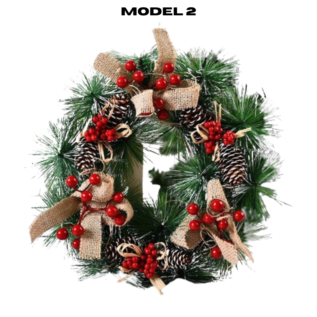 Coroniță de Crăciun Diametru 32 cm – Brad Artificial si Diverse Decoratii