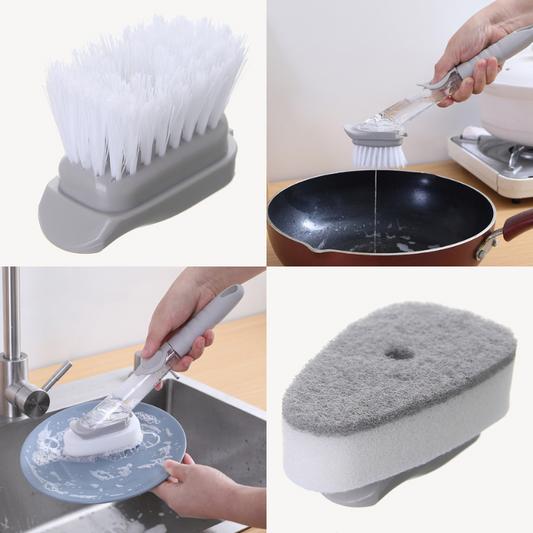 Perie 2 in 1 pentru Spalarea Vaselor