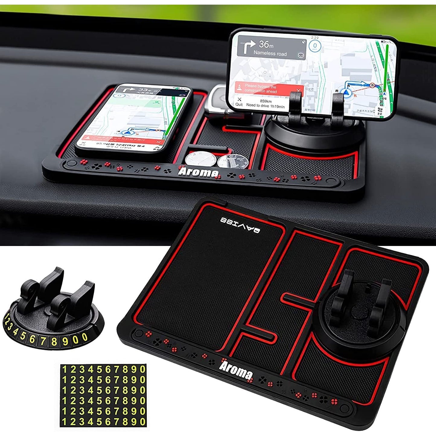 Suport Auto Multifunctional 4 in 1